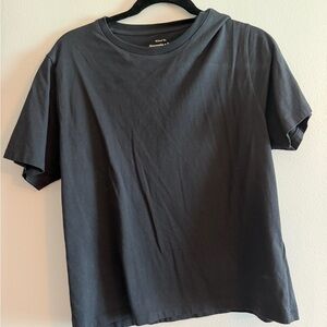 Abercrombie & Fitch A&F Essentials Relaxed Tee Black Size Medium M